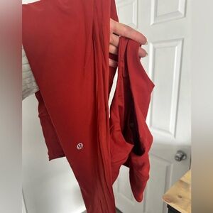 lululemon athletica Red Leggings